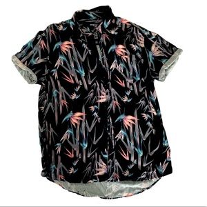 Light Floral washed shirt